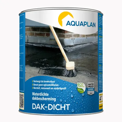 Protection de toiture imperméable Aquaplan Toit-Etanche noir 1kg