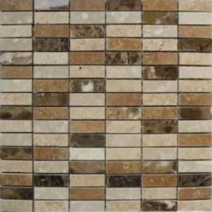 Mozaïektegel Madrid Mix - Natuursteen - 30,5x30,5cm - 1 stuk