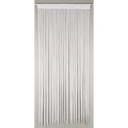 Rideau de porte STRING 90x200cm blanc