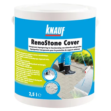 Imprégnation Knauf 'RenoStone Cover' transparent 2,5 L