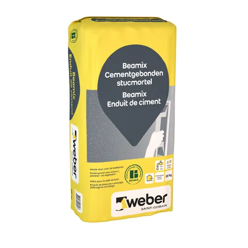 Weber Beamix cementgebonden stucmortel 20kg