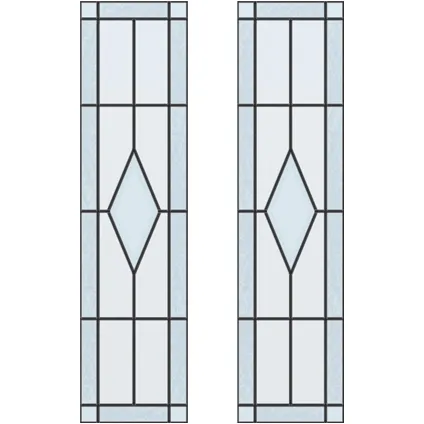 CanDo glas in lood kristal Dimension Dublin 201,5 x 83cm