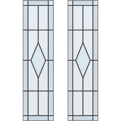 CanDo glas in lood kristal Dimension Dublin 211,5 x 93cm