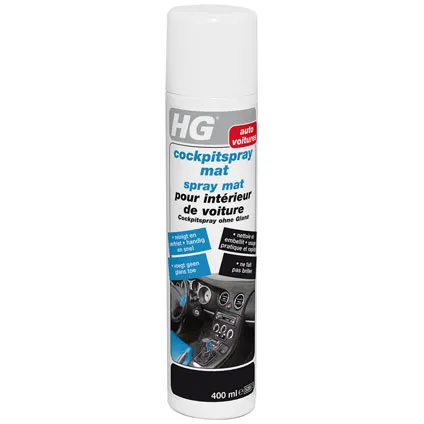 Spray mat pour intérieur de voiture HG 400 ml