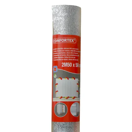 Confortex Radiatorfolie - Polyetheen - 2mm - 50x250cm - 1,25m² 3