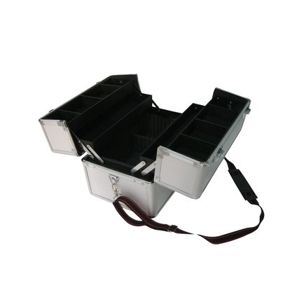 Sencys uitklapbare gereedschapskoffer aluminium 36x22x24cm