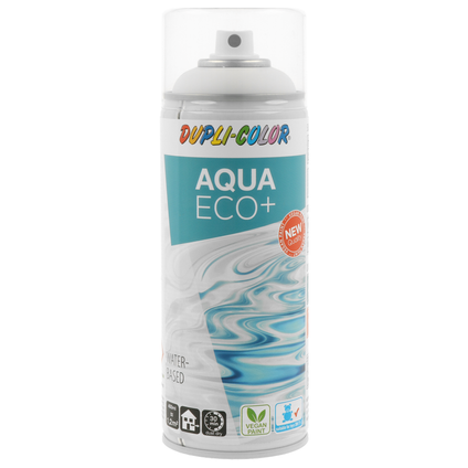 Dupli-Color spuitbus Aqua Eco+ zuiver wit mat RAL9010 350ml