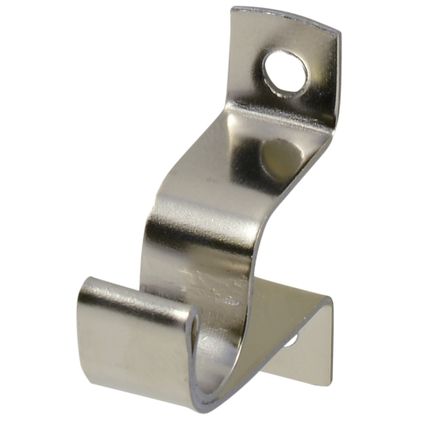 Intensions gordijnroede steun basic zilver roede 13mm - 2 stuks