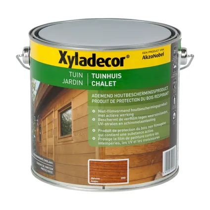 Xyladecor houtbeits tuinhuis 2060 mat mahonie 2,5L