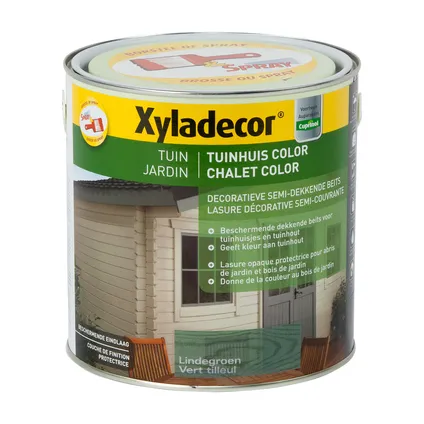 Xyladecor beits Chalet Color lindegroen mat 2,5L