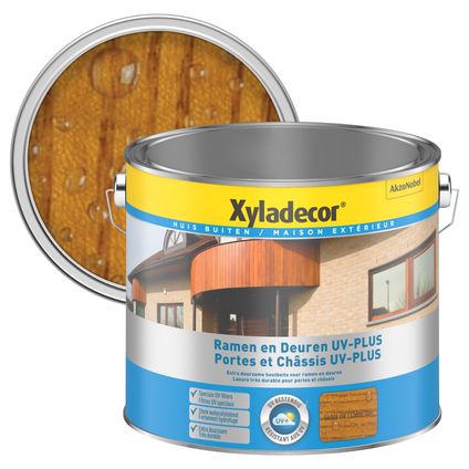 Lasure décorative Xyladecor Portes & Châssis UV-Plus chêne clair satin 2,5L