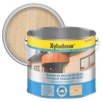 Lasure décorative Xyladecor Portes & Châssis UV-Plus incolore satin 2,5L