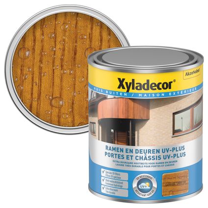Xyladecor decoratieve houtbeits Ramen & Deuren UV-Plus lichte eik zijdeglans 750ml