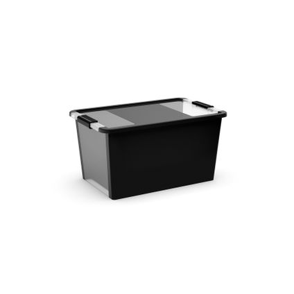Boîte de rangement Sencys Bi-box L noir 40L
