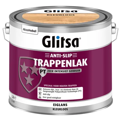 Glitsa Acryl Antislip Trappenlak 2,5L 2