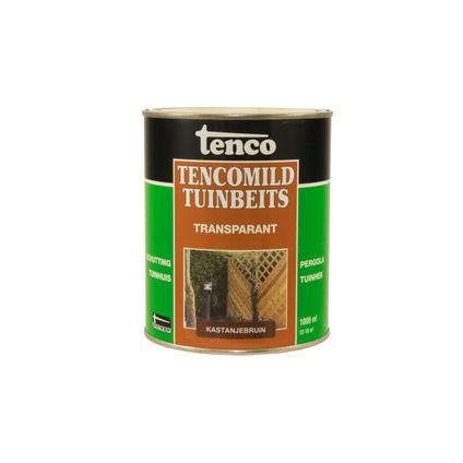 Tenco Tencomild tuinbeits tuinbeits mild transparant kastanjebruin 1L