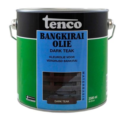 Tenco bangkirai olie dark teak 2,5L