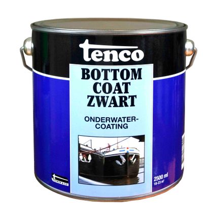 Tenco Bottomcoat onderwatercoating zwart 2,5 l