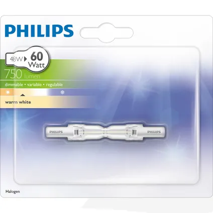 Philips halogeen staaflamp 48W R7S 4