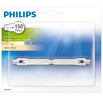 Ampoule halogène crayon Philips 120W R7S 6