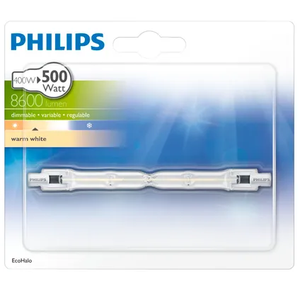 Ampoule halogène crayon Philips R7S 400W 4