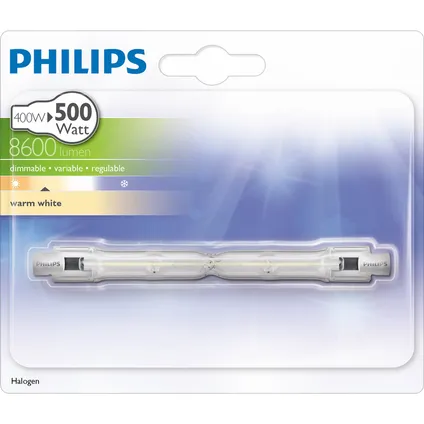 Philips halogeen staaflamp R7S 400W 8