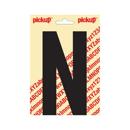 Pickup Nobel kleefletter N 150mm zwart