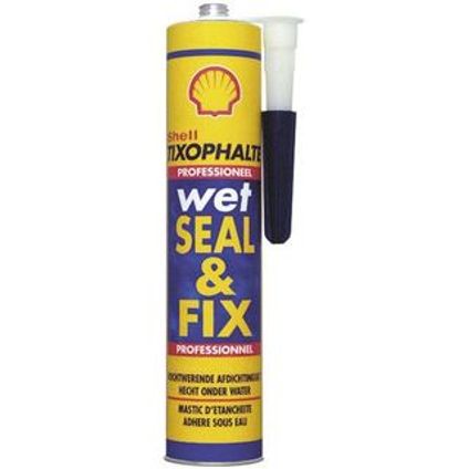 Shell afdichtmiddel Wet Seal & Fix zwart 310ml