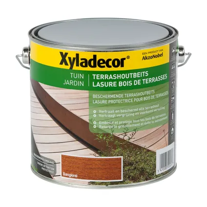 Xyladecor beits voor terrashout bangkirai mat 2,5L