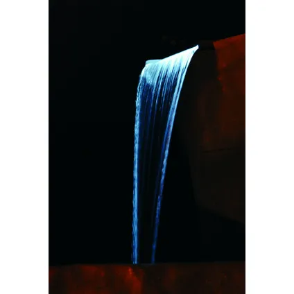 Niagara 60 waterval roestvrij staal met LED verlichting 10x60x12,5cm 10