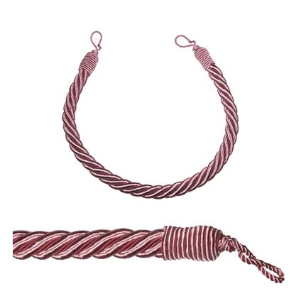 Gordijnkoord kabel roze 23 mm