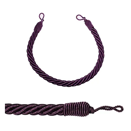 Embrasse cable aubergine 23 mm