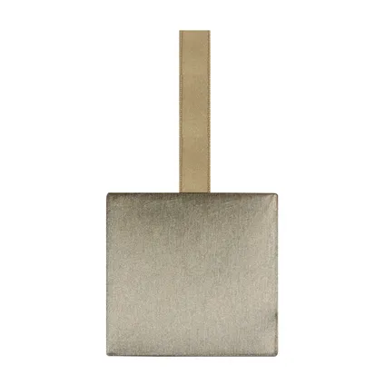 Gordijnkoord magnetisch vierkant goud mat