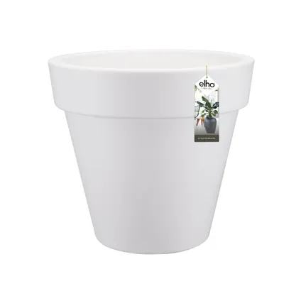 Pot de fleurs Elho pure rond Ø50cm blanc 2