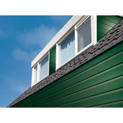 Revêtement de façade HDM 'Outdoor' PVC vert 9 mm 3