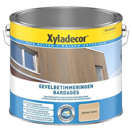 Xyladecor houtbeschermingsproduct gevelbetimmeringen kleurloos mat 2,5L 2