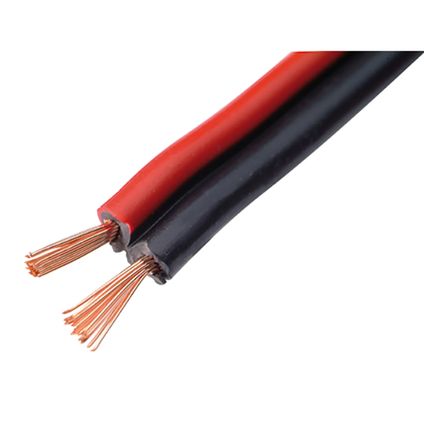 Câble électrique audio Sencys HIFI 2x1,5mm² noir - rouge 5m
