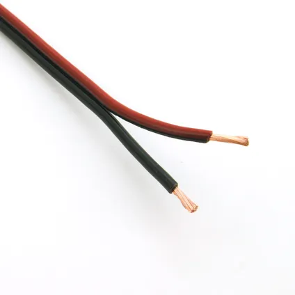 Câble audio Sencys HIFI 2G1,5 noir-rouge 20m