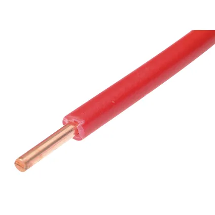 Sencys VOB-draad 10m 1,5 mm² rood