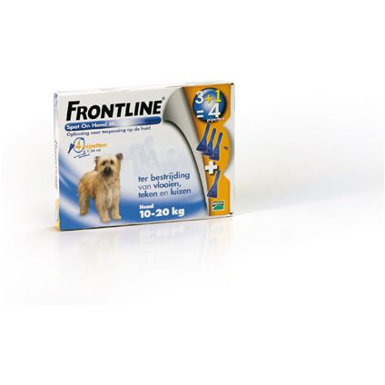 Frontline spot on hond medium 10-20kg 4 pip