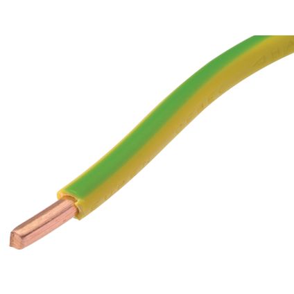 Sencys elektrisch draad 'VOB 4 mm²' geel-groen 10 m
