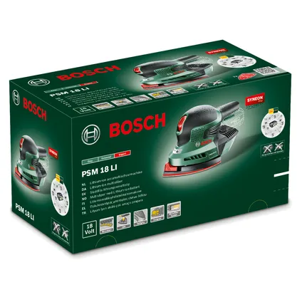 Ponceuse multifonction Bosch PSM18LI 18V (sans batterie) 8