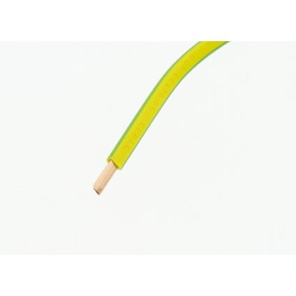 Câble électrique Sencys VOB 6mm² vert/jaune 10m
