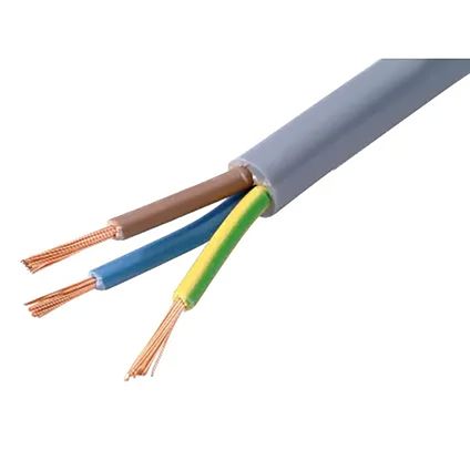 Sencys elektrische kabel 'VTLB 3G0,75' grijs 5 m