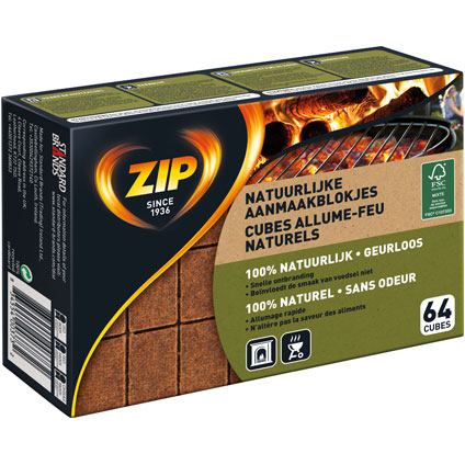 ZIP Allume-feu emballés individuellement, 16 cubes, brûle jusqu'à 15  minutes : : Sports et Plein air