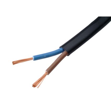 Sencys elektrische kabel 'VTLBp 2G0,75' zwart 5 m