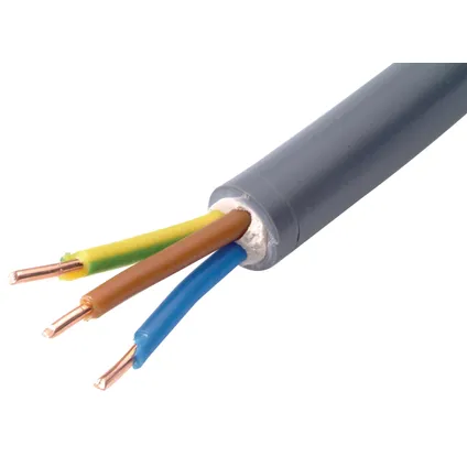 Câble d'installation XVB-CCA Sencys 5m 2x2,5mm² gris