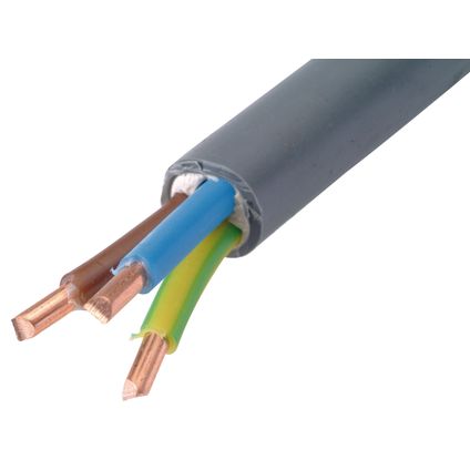Sencys elektrische kabel 'XVB-F2 3G2,5' grijs 5 m