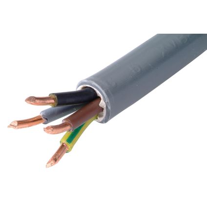 Sencys elektrische kabel 'XVB-F2 4G4' grijs 1 m