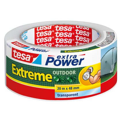 Tesa Extra Power Tape Extreme Outdoor doorzichtig 20mx48mm